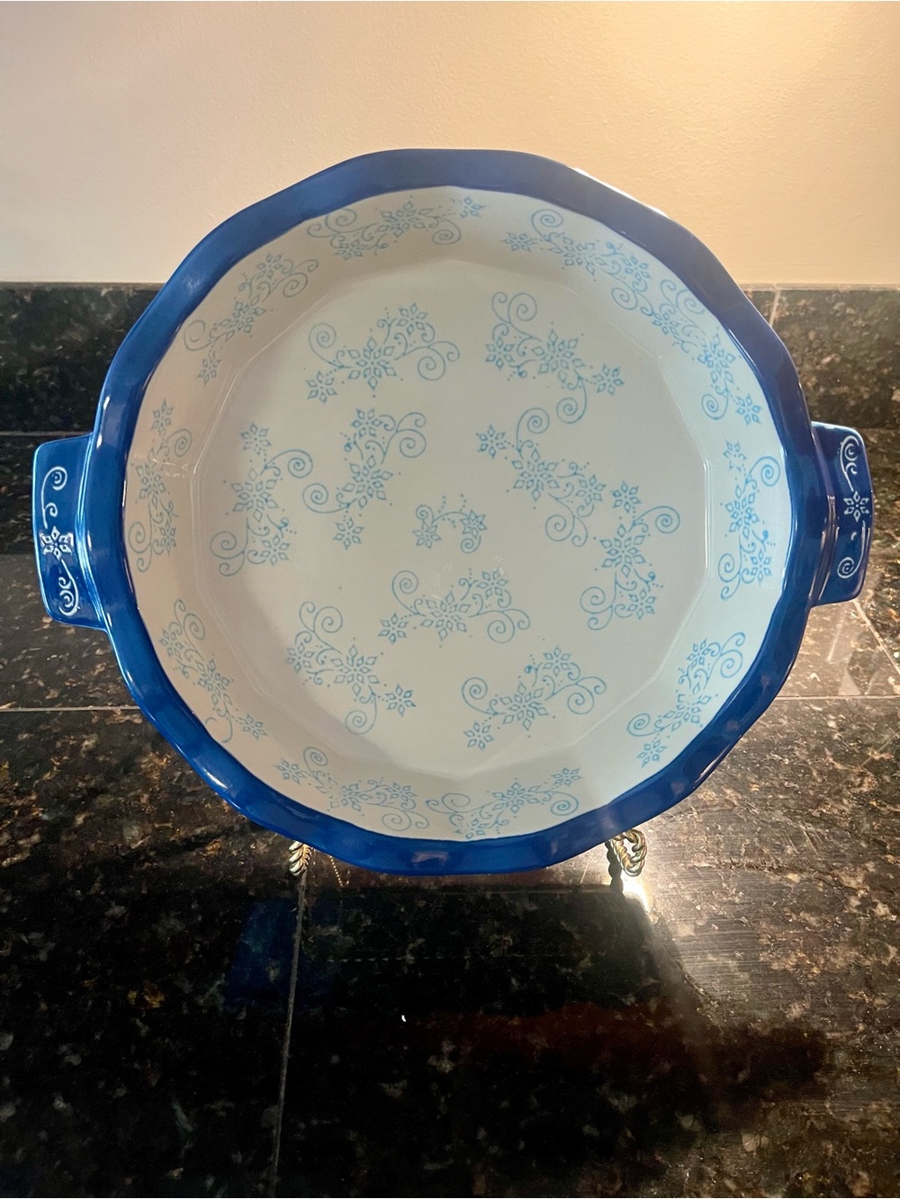 Temp-tations “Floral Lace pattern” baking dish.  Never used